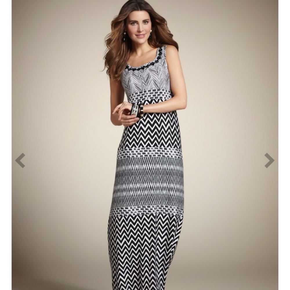 Chico’s Embellished Tank Maxi Dress